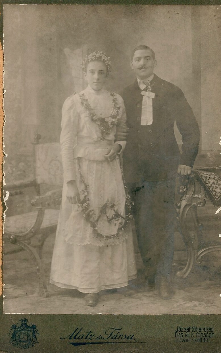 svadba Ján Martinko Falanga a Katarína Hudzík - Pajor - 1913